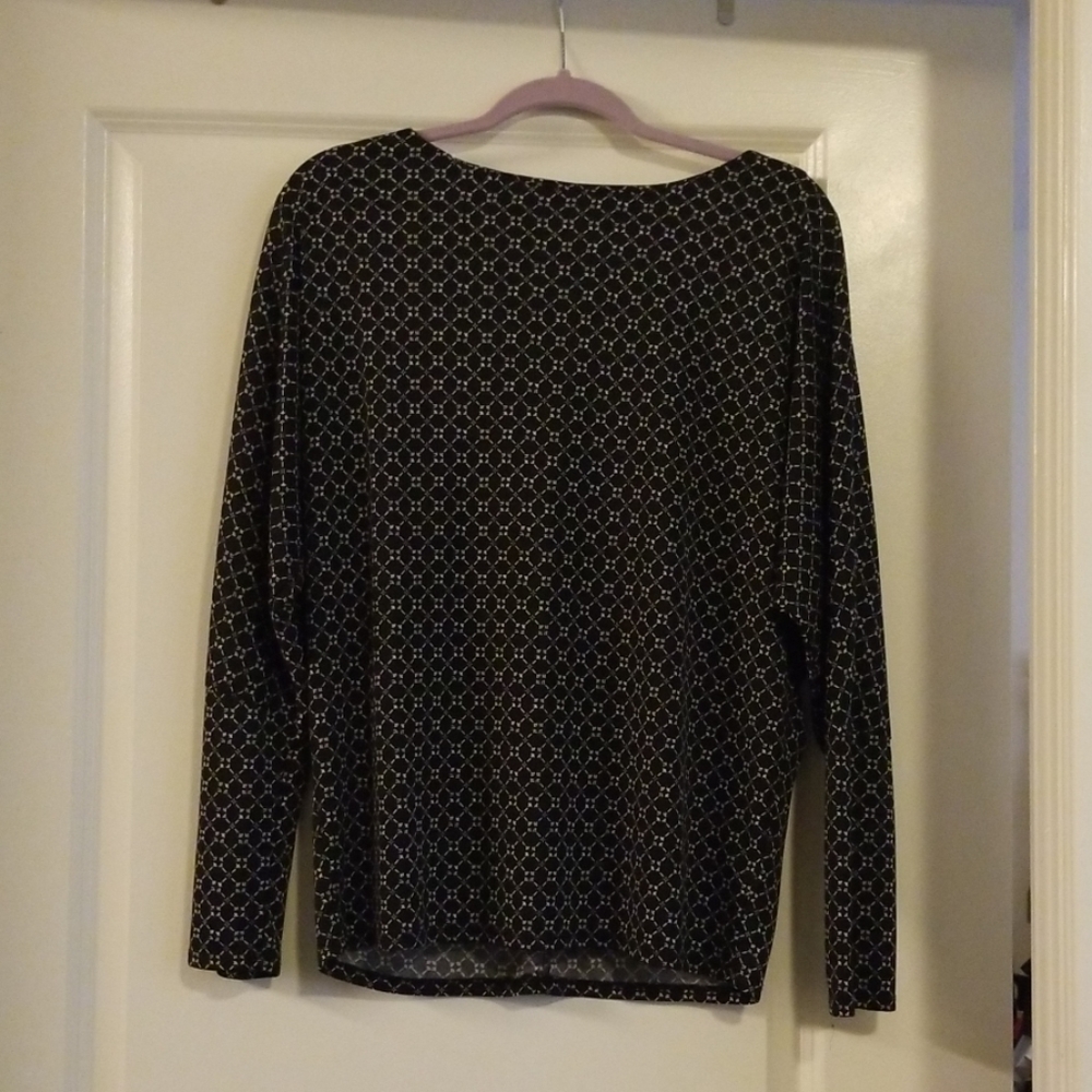 Worthington Crew Neck Longsleeved Blouse